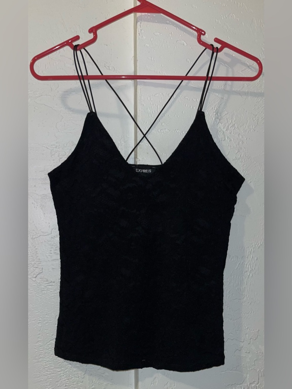 Express Black Lace Camisole Tank Top  NWT